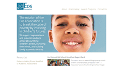 Desktop Screenshot of eosfoundation.org