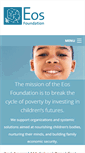 Mobile Screenshot of eosfoundation.org