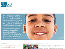 Tablet Screenshot of eosfoundation.org